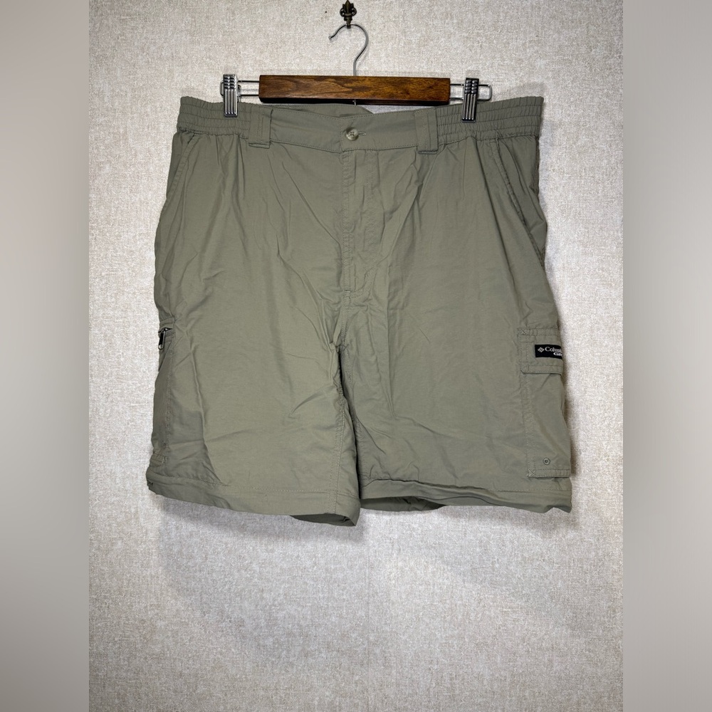 Columbia GRT Convertible Trekking Pants Zip-Off Shorts Hiking Fishing Size L - Picture 4 of 11